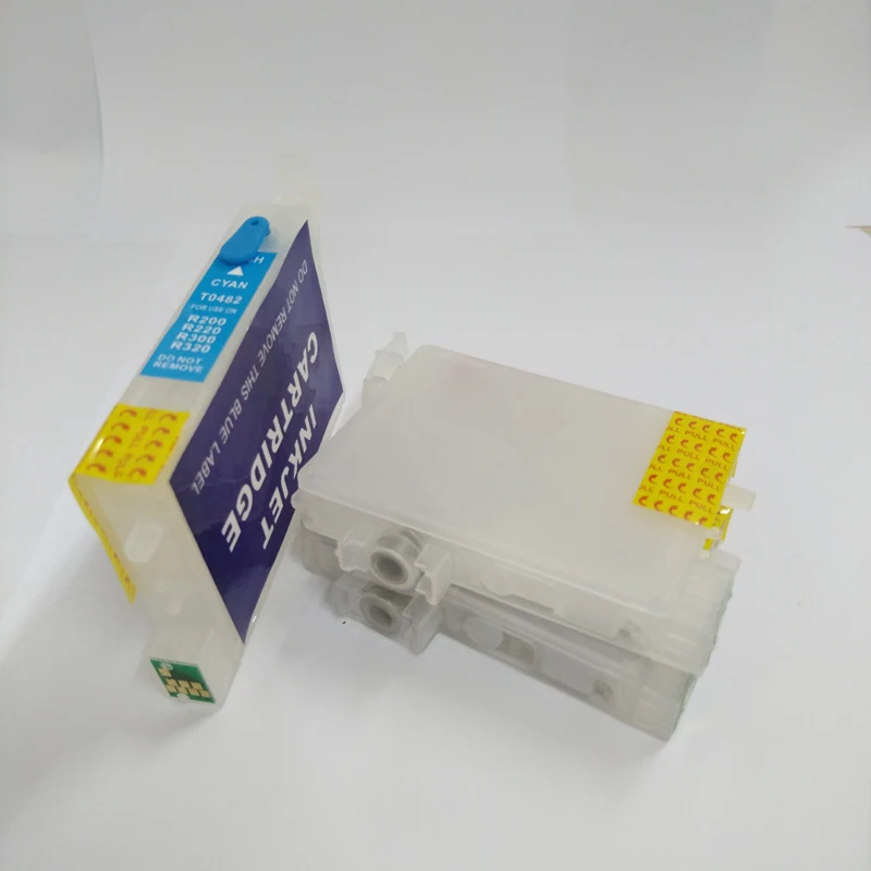 Vilaxh T0481-T0486 Refillable патрон чернил для принтера Epson Stylus R200 R300 R340 R300 R300M R320 RX500 RX600 RX620 RX640