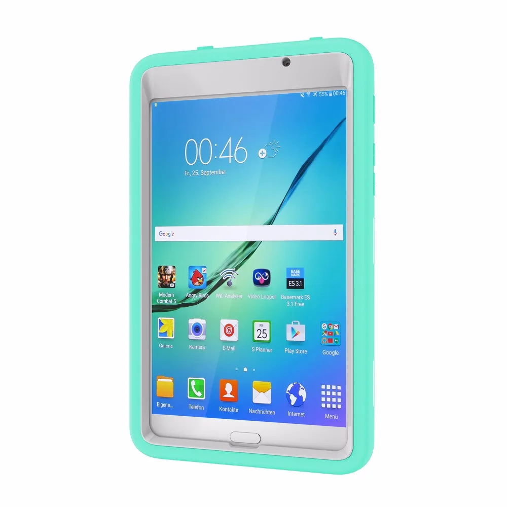 Чехол для Samsung Galaxy Tab A6 7 0 круглый защитный чехол с 3 слоями пластика и каучука T280Coque