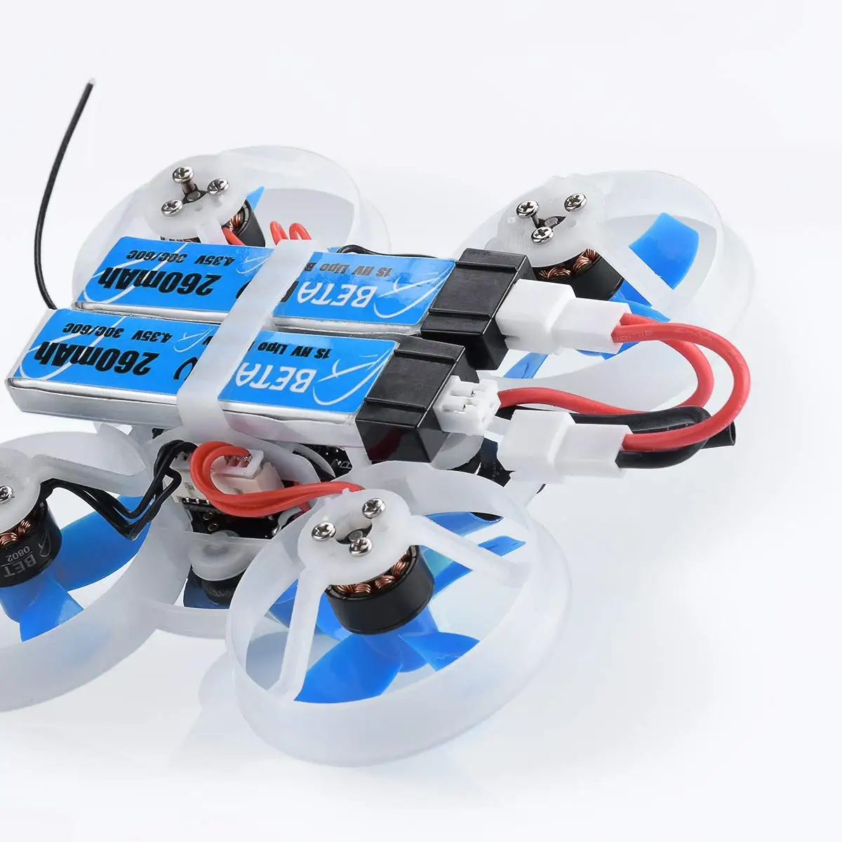 Betafpv Beta65X 2 S Whoop каркасный комплект с 2 комплекта 31 мм в диаметре, с сопротивлением 4-Blade подпорки 1,0 мм вал сине для 65mm2S бесщеточный Whoop Дрон как Beta65x