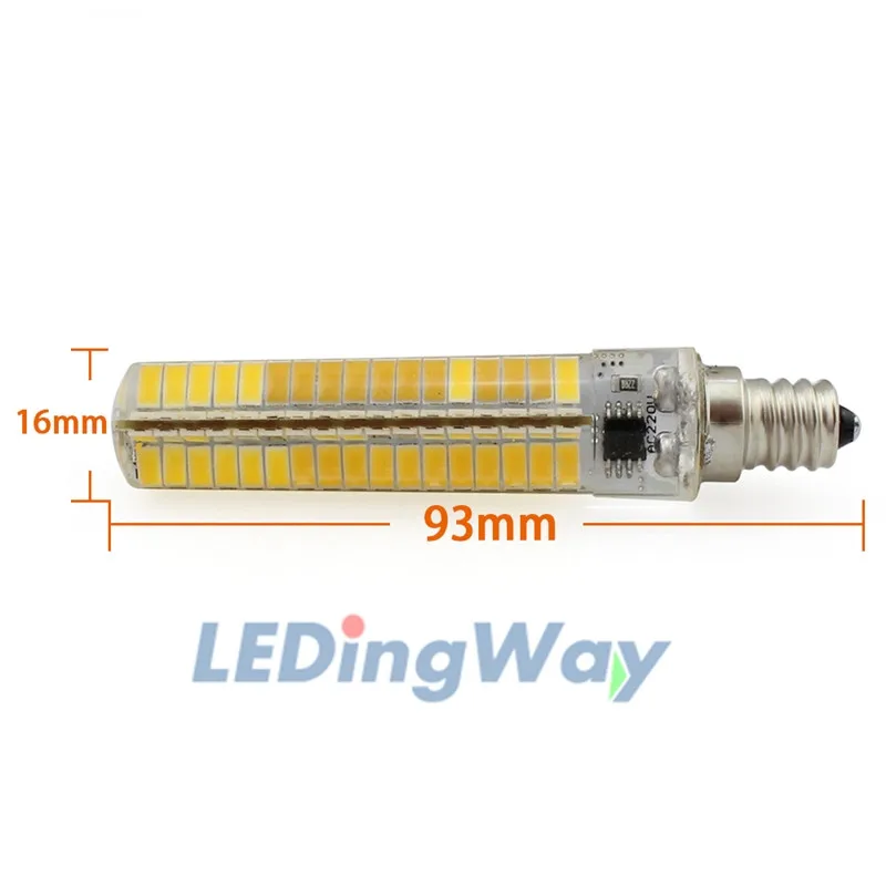 Светодиодный силиконовый светильник с регулируемой яркостью GY6.35/G4/BA15D/E11/E12/E14/E17/G9 5 Вт Светодиодный светильник-кукуруза 136 SMD 5730 110 В 220 В белый теплый белый