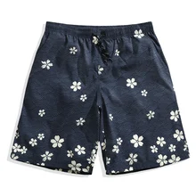 Быстросохнущие спортивные пляжные брюки с подкладкой, мужские свободные шорты и плавающие плавки с плоским углом