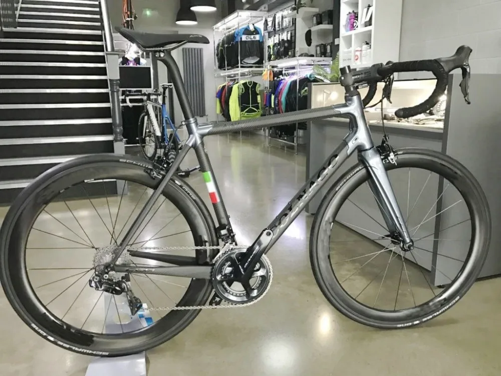 C60 PLAN Frameset Серый Colnago углеродный Дорожный полный велосипед с комплектом для продажи углеродная 50 мм Колесная пара