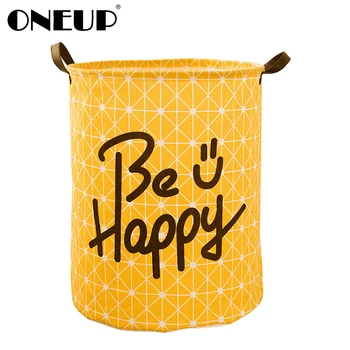 

ONEUP Large Laundry Basket Toy Storage Basket For Washing Dirty Clothes Sundries Bags Organizer Bin Folding Bathroom Storage Box