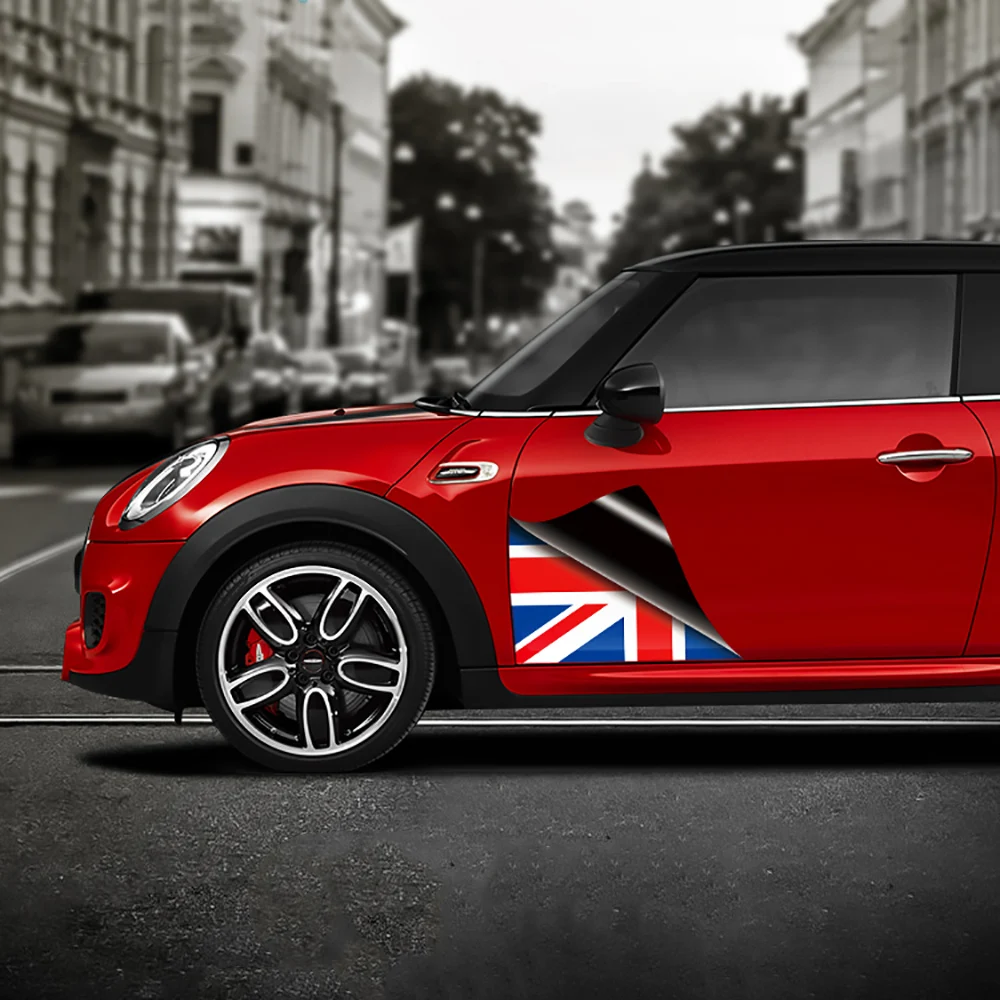 

Union Jack Car Fender Plate Side Scuttles Trim Decoration Decal Sticker For Mini Cooper F55 F56 F57 F60 R55 R56 R60 Accessories
