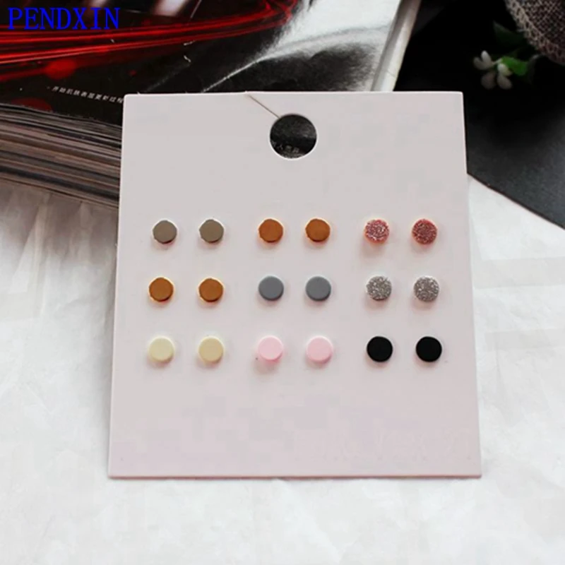 

European and American female sweet and contracted small temperament is recreational 100 build 9 sets of set ear nail