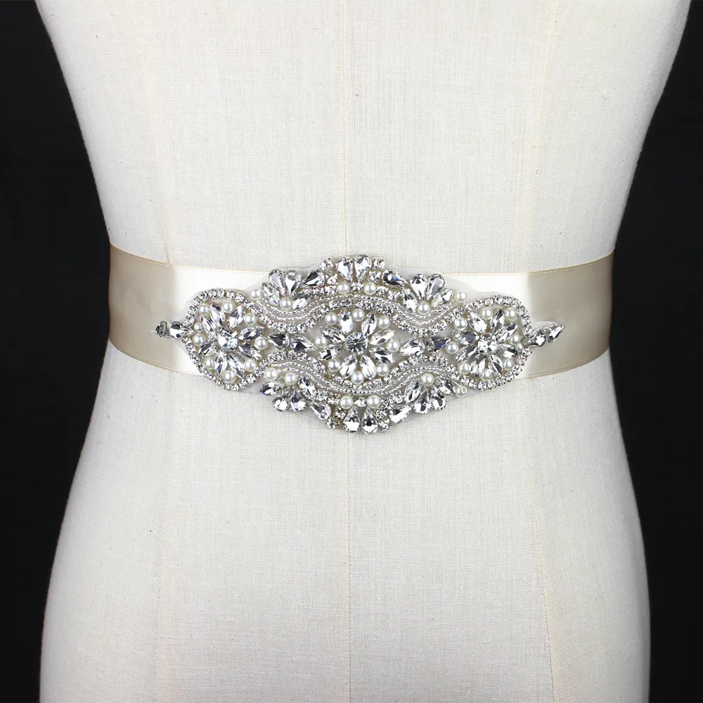 Brilliant Wedding Belt And Sashes Handmade Crystal Belts For Wedding