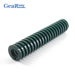 Gearway 2 шт. зеленый компрессионная пружина TH16x60/16x65/16x95/16x100 мм тяжелая загрузка трубчатый раздел Плесень Die компрессионная пружина