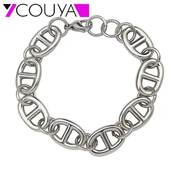

COUYA Jewelry Bracelets for Women Men of Bracelets 23CM Length Chain Charm Bangles Fashion Clothing Jewelry Wholesale B10018