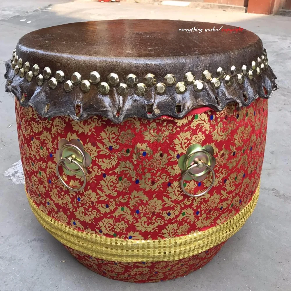 Львиной танцевальный барабан Wusuh Kungfu большой барабан|kungfu|drum |
