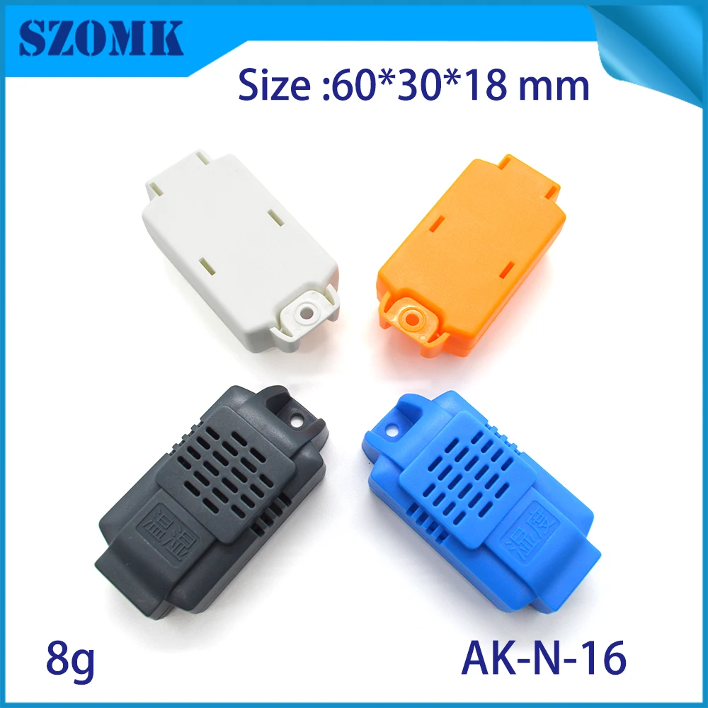 szomk plastic electronics control box pcb enclosure junction housing abs electrical project box humidity sensor enclosure (18)