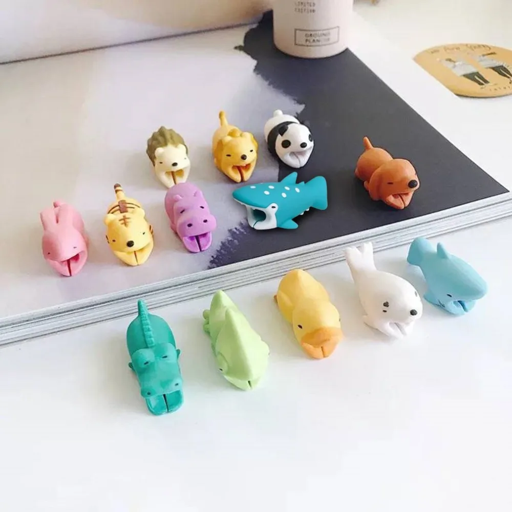 Animal Cable Winder анти-ломающийся защитный чехол для фигуры USB кабель для передачи данных USB кабель для зарядного устройства кабель для наушников Защитный рукав