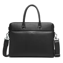 Сумка-мессенджер мужской кожаный портфель большой емкости для ноутбука 15 дюймов Сумка мужская дорожная деловая сумка для ноутбука t Мужская сумка t