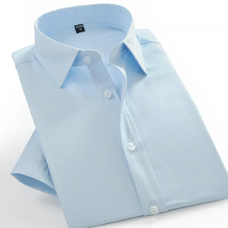 7XL 9XL 10XL Летняя мужская Большая рубашка 8XL свадебные с коротким рукавом Большие размеры 11XL 12XL 13XL 14XL синие хлопковые официальные сорочки