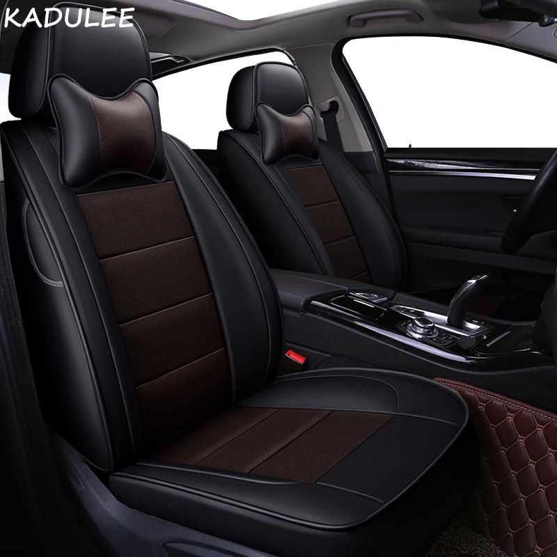 KADULEE пользовательские кожаные чехлы для сидений автомобиля набор Chevrolet Cruze Captiva TRAX