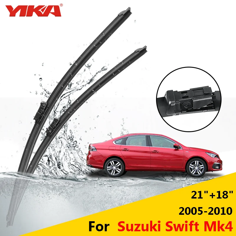 YIKA Car Rubber Windshield Glass Wipers Windscreen Wiper Blades For
