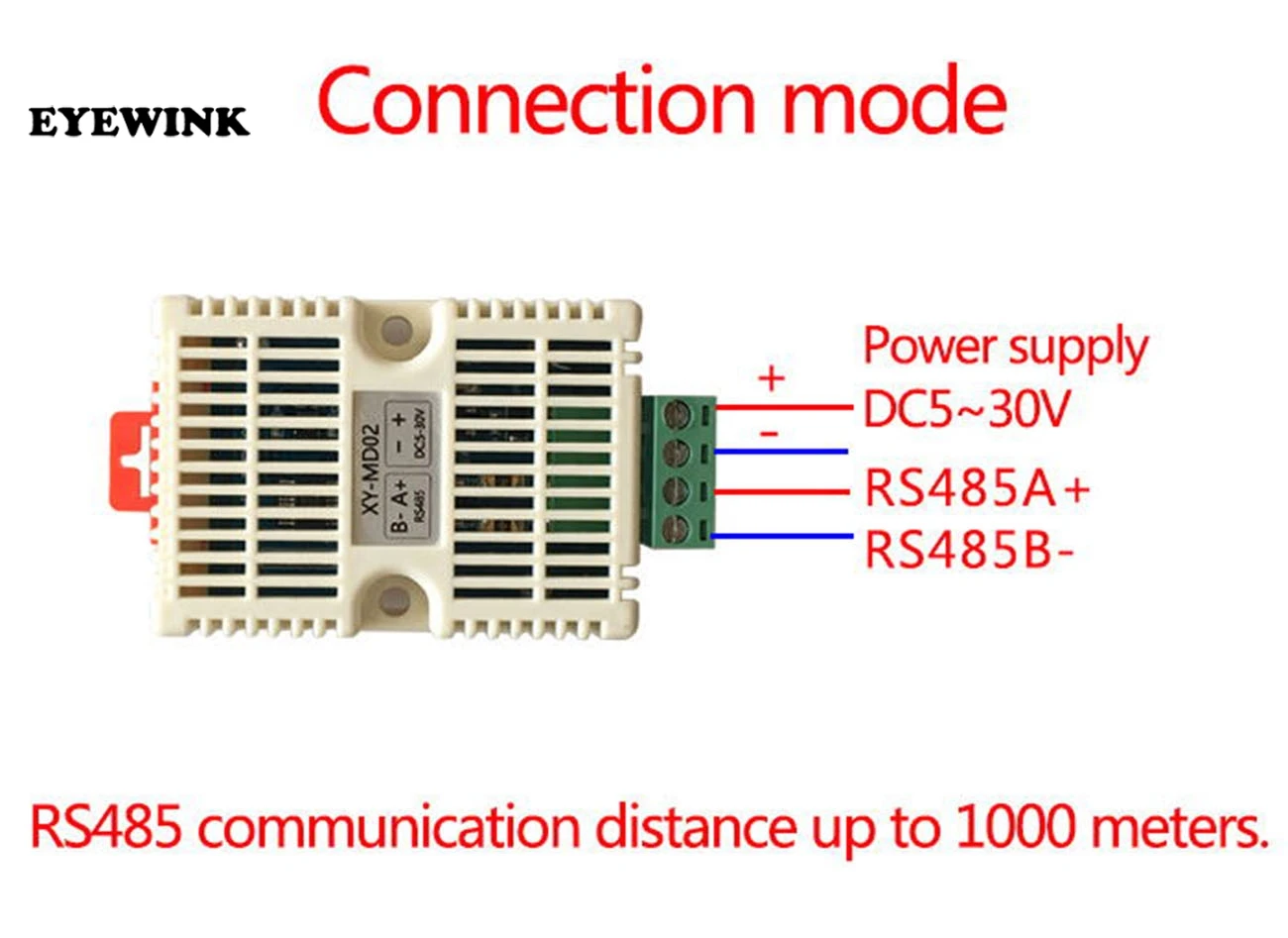 Датчик температуры и влажности SHT20 датчик высокой точности мониторинг Modbus RS485 Dec12