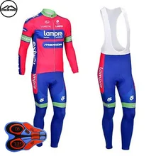 2018 Pro Winter Thermal Fleece Cycling Jersey Bib Pants Set Maillot Ropa Ciclismo MTB Bicycle Wear Long Sleeve Men Bike Clothing