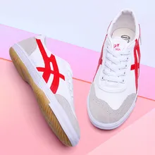 USHINE/EU34-44 качество; парусиновая Классическая обувь в стиле ретро для настольного тенниса; обувь для занятий фитнесом; KungFu TaiChi; обувь для тренировок; большие размеры; Мужская и женская обувь