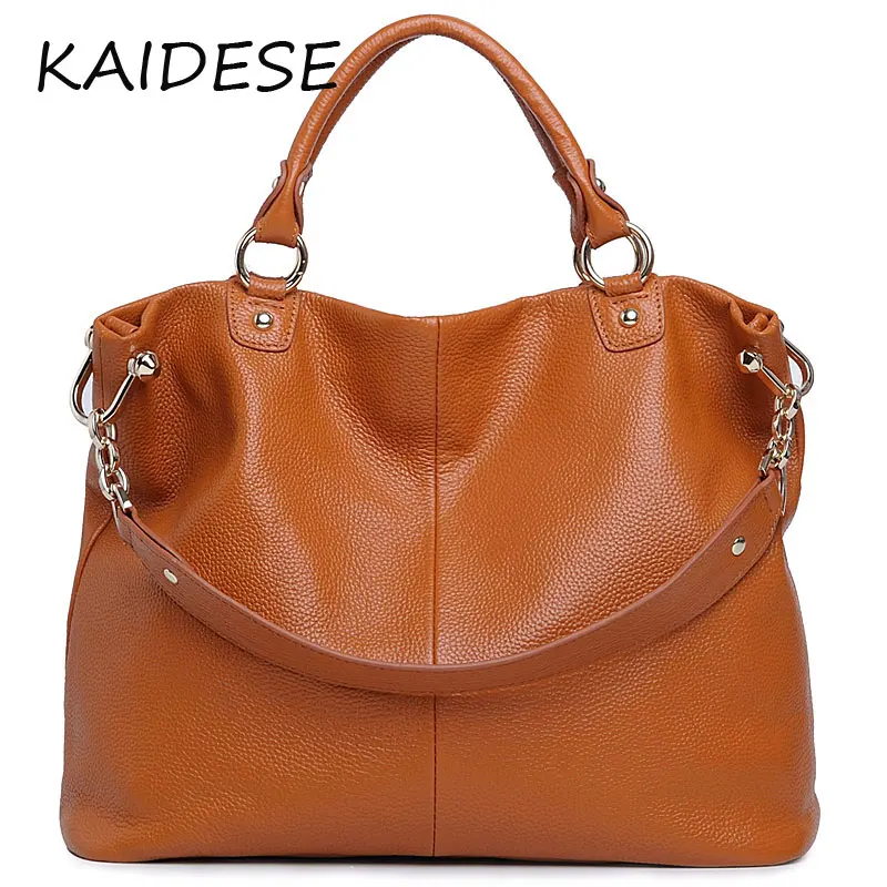 

KAIDESE 2017 new leather bag leather handbag fashion head layer leather Crossbody large casual handbag