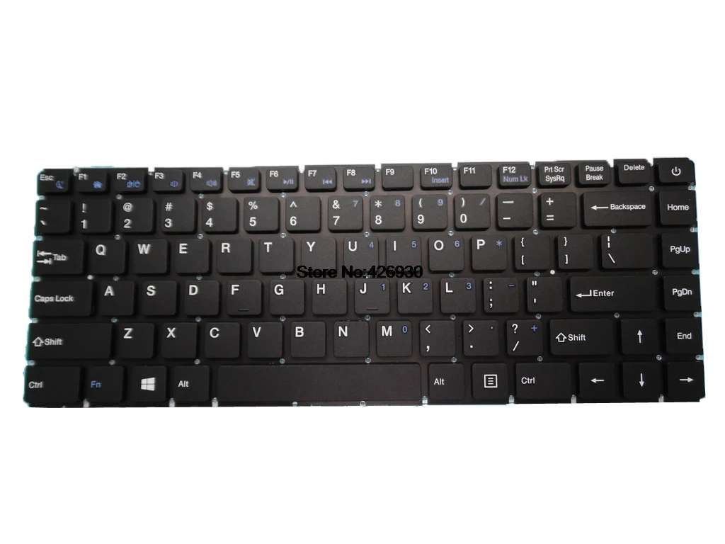 Ноутбук RU US клавиатура для chuwi для Lapbook 15,6 CWI530 Английский Русский черный без рамки и