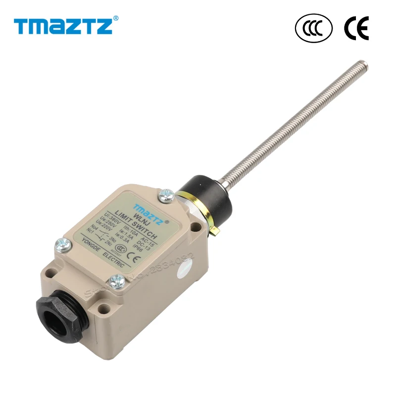 Limit switch NO NC double spring circuit metal spring long lever head