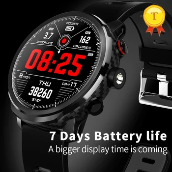 

2019 Smart watch wristwatch 7 days battery life color screen LED lighting blood pressure blood oxygen monitoring smartwatch