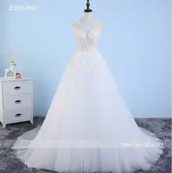 Кот лодка Средства ухода за кожей Шеи Свадебные платья А Vestidos De Novia Robe De Mariage свадебные платья платье с бисером Кружево аппликации