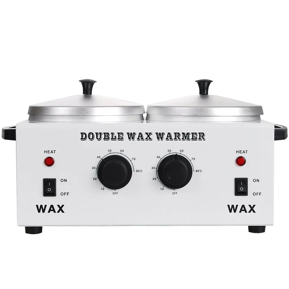 DOUBLE Wax Warmer Professional Electric Heater Dual Paraffin Hot Facial