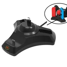 Зарядное устройство Подставка для nintendo Switch, 4 в 1 многозарядная док-станция Подставка станция для переключателя Joy-con Pro контроллер и Poke Ball Plus