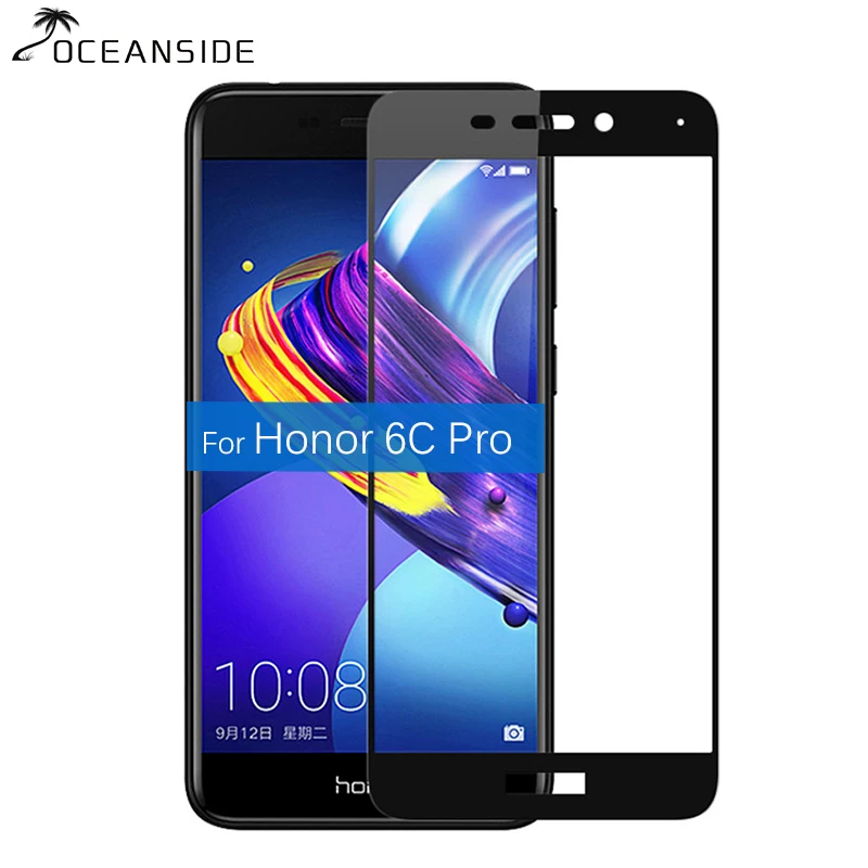 2 шт. для Huawei Honor 6C Pro Полное покрытие 3D защита экрана 9H Закаленное стекло Защитная