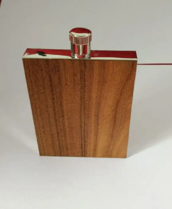 

HIGH QUALITY ROSEWOOD CUSTOM FLASK 3OZ