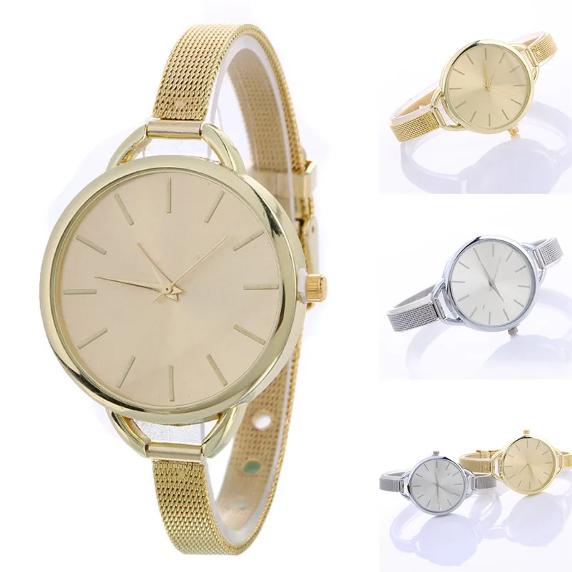 Fashion women's watches brand luxury fashion ladies watch Quartz Stainless Steel Mesh Belt Wrist Watch Relogio feminino M02 (5)