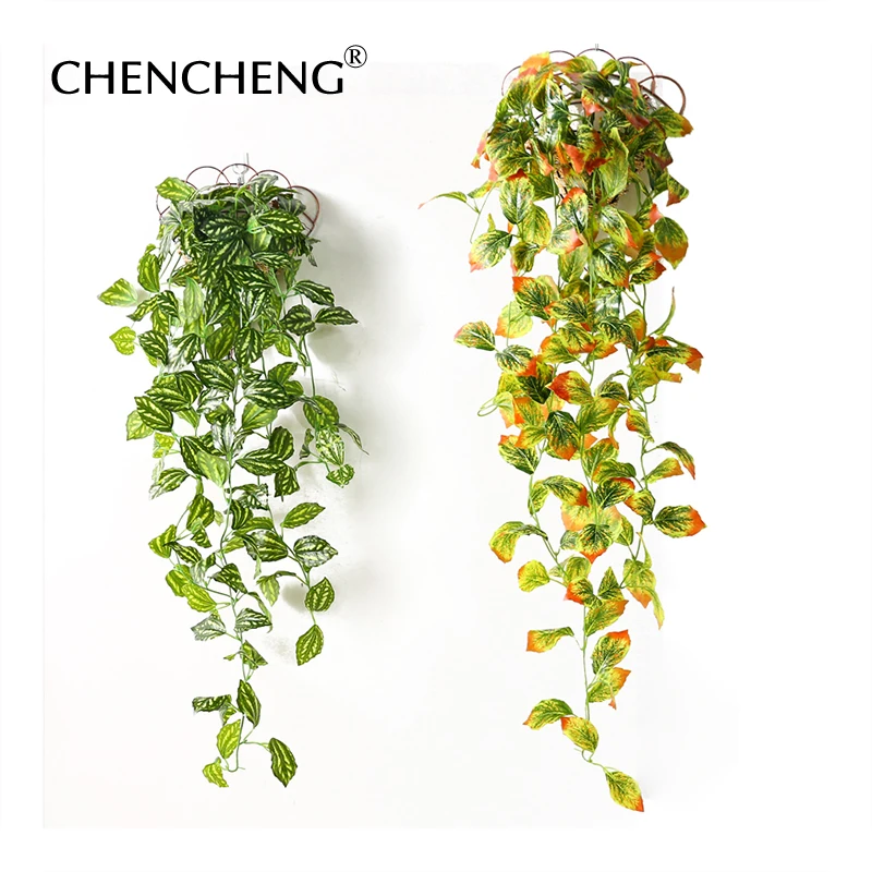 

90CMLength Artificial Ivy Leaves Flower Vine Home Decor Party Wedding Decoration Mariage Fake artificial garden Plants CHENCHNEG