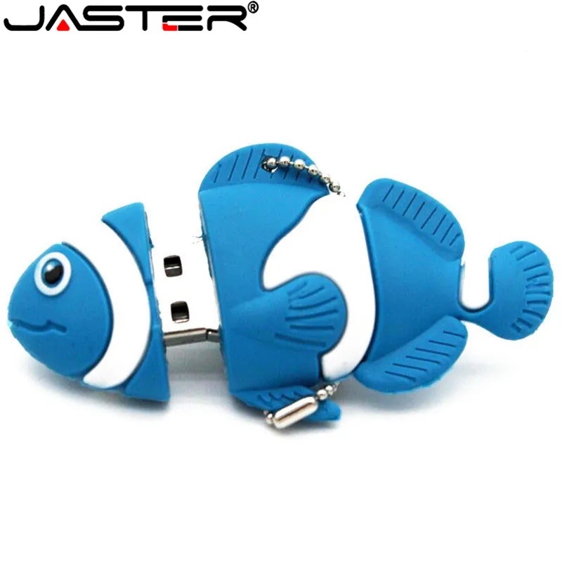 JASTER оптовая продажа милый usb флеш накопитель с рыбками маленькими животными 2 0 32