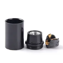 Винтажная промышленная лампа держатель света фитинг для дома E14/E27 бакелитовая лампа база подвеска, патрон лампы хорошего качества