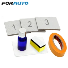 FORAUTO DIY для автомобиля Головной фонарь линзы восстанавливает ясность УФ защитный налобный фонарь полировка фар реставрация комплект