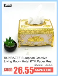RUNBAZEF модная Автомобильная домашняя акриловая коробка для салфеток, Высококачественная Европейская Хрустальная декоративная коробка для комнаты KTV, гостиничные принадлежности, коробка для домашнего интерьера