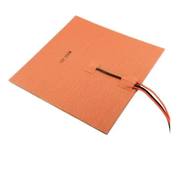 

600x600 mm 220v 800w Silicone heating pad with 3M adhesive back 100k thermistor