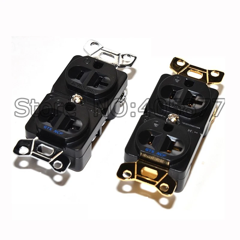 

Top quality Nano-Crystal Gold Plated AC Duplex Receptacle
