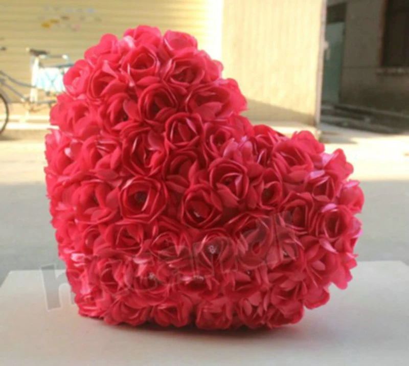 

Heart Shape Fashion pillow chair pillows Hold Pillow Roses Chair Cushion Toy Hold Couch Pillows stuffed plush toys