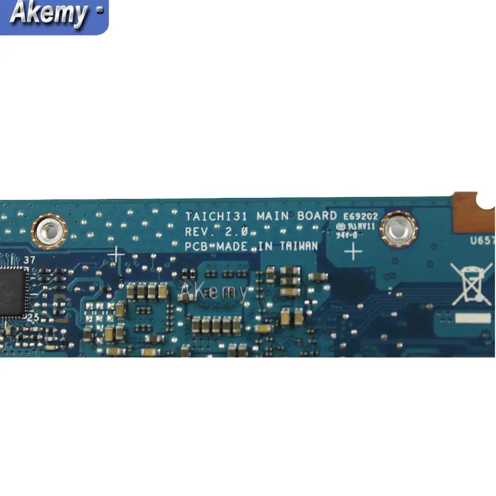 Для For Asus TAICHI31 материнская плата для ноутбука Taichi 31 с I3 3217 CPU 4 Гб Ram хорошая