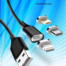3A кабель Micro USB для быстрой зарядки чехол телефона с магнитным