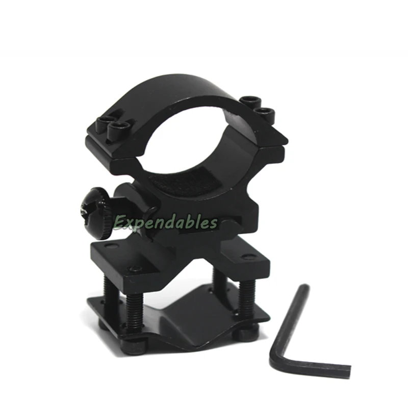 

Universal Metal Rail Clip 25mm Ring 20mm Rail Gun Mount Tactical Flashlight Laser Torch Bracket For 501B C8 Hunting Flash Light