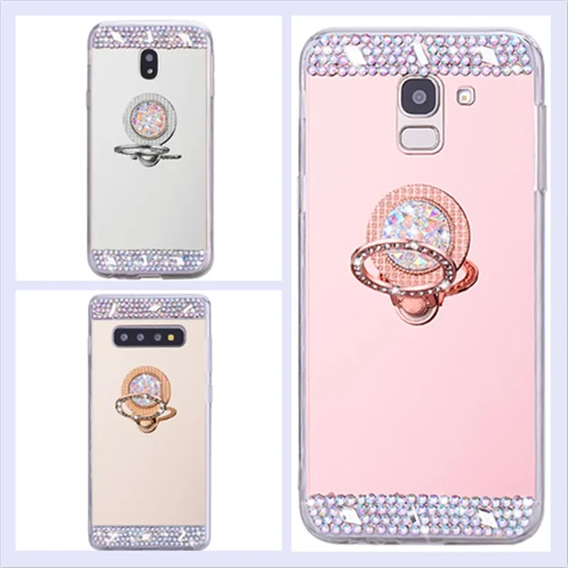 

Mirror Holder Case For Samsung A3 A5 A6 A7 A8 A9 A20 A30 A50 M10 M20 J2 J3 J4 J5 J6 J7 J8 S8 S9 S10 Plus Lite 2017 2018 Cover