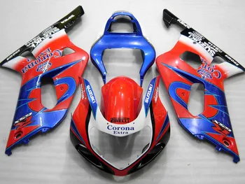 

Fairing for SUZUKI GSXR600 GSXR750 K1 01 02 03 GSXR600 750 01-03 GSX-R600 750 Red Blue 2001-2003 body kit