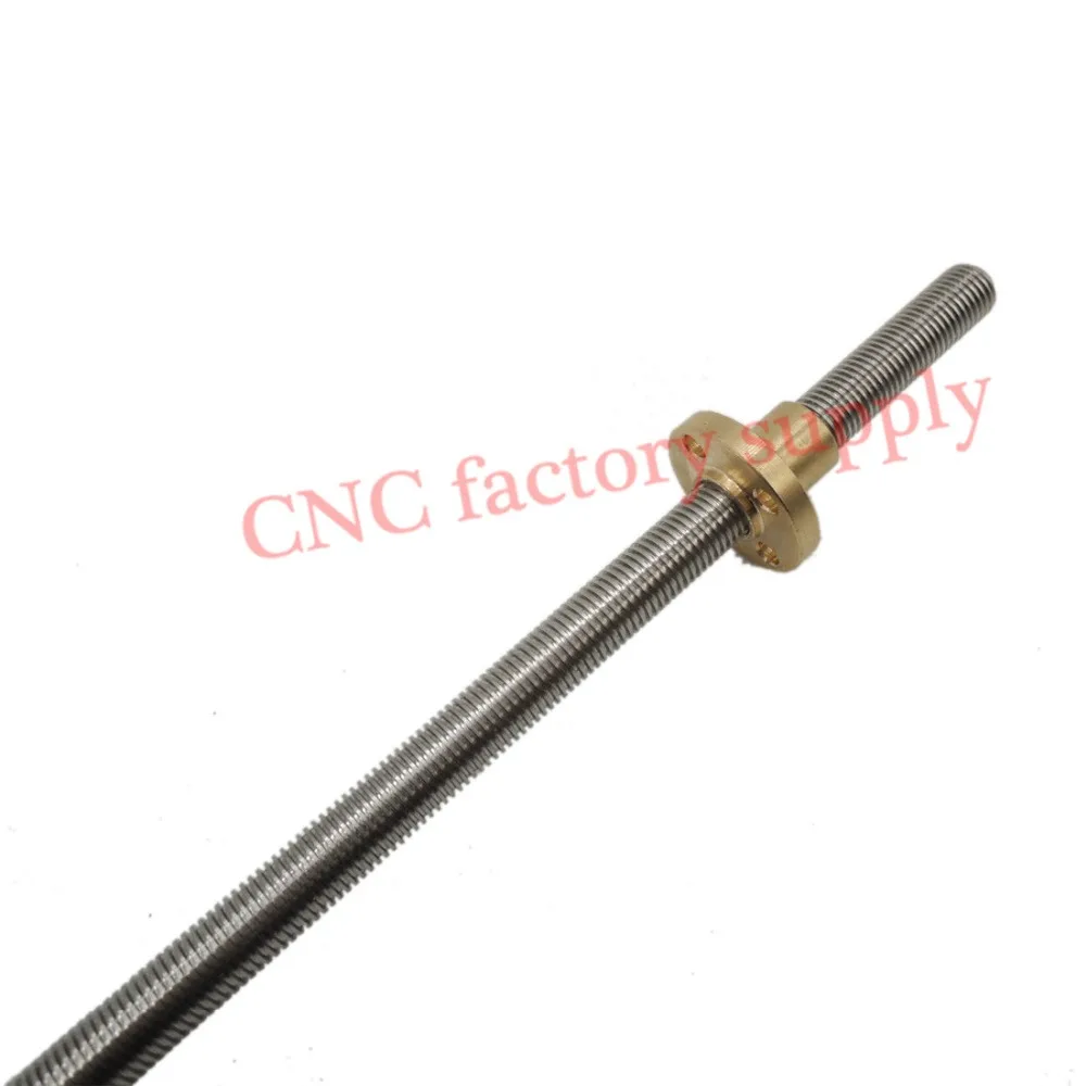 3D Printer THSL 500 8D Lead Screw Dia 8MM Lead 1mm 2mm 4mm 8mm Length 500mm
