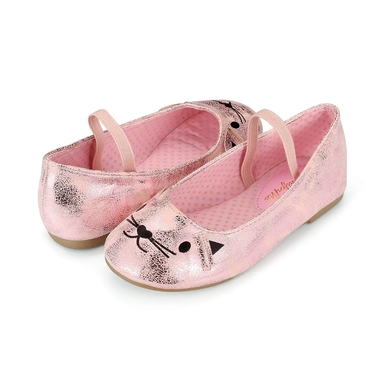 KushyShoo малыша сандалии для девочек Нескользящие мягкие детские босоножки, детская обувь летнее милое розовое платье принцессы с принтом «Кот» Обувь для танцев Сандалии - Цвет: Розовый