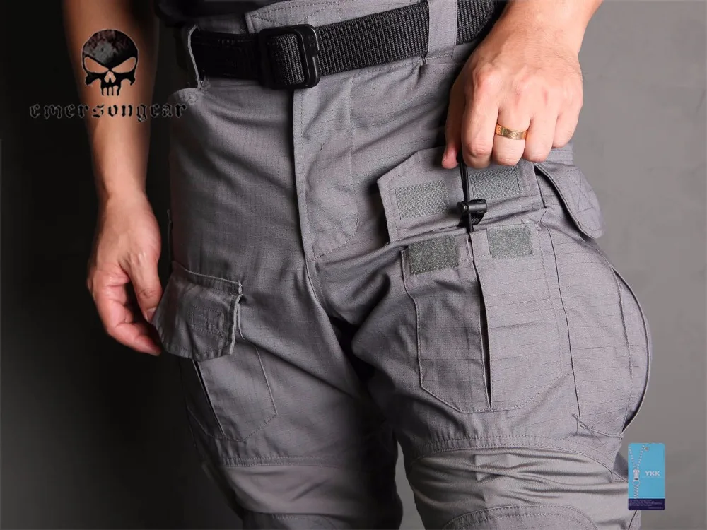 EmersonGear G3 тактические штаны Военные охотничьи страйкбол EMERSON Gen3 боевые брюки с наколенниками волк серый EM9294 WG