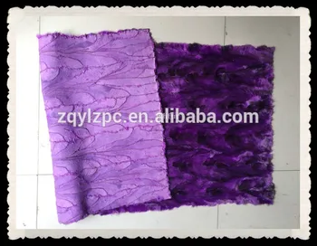 

Wholesale Dye Mink Skin Fur Plate