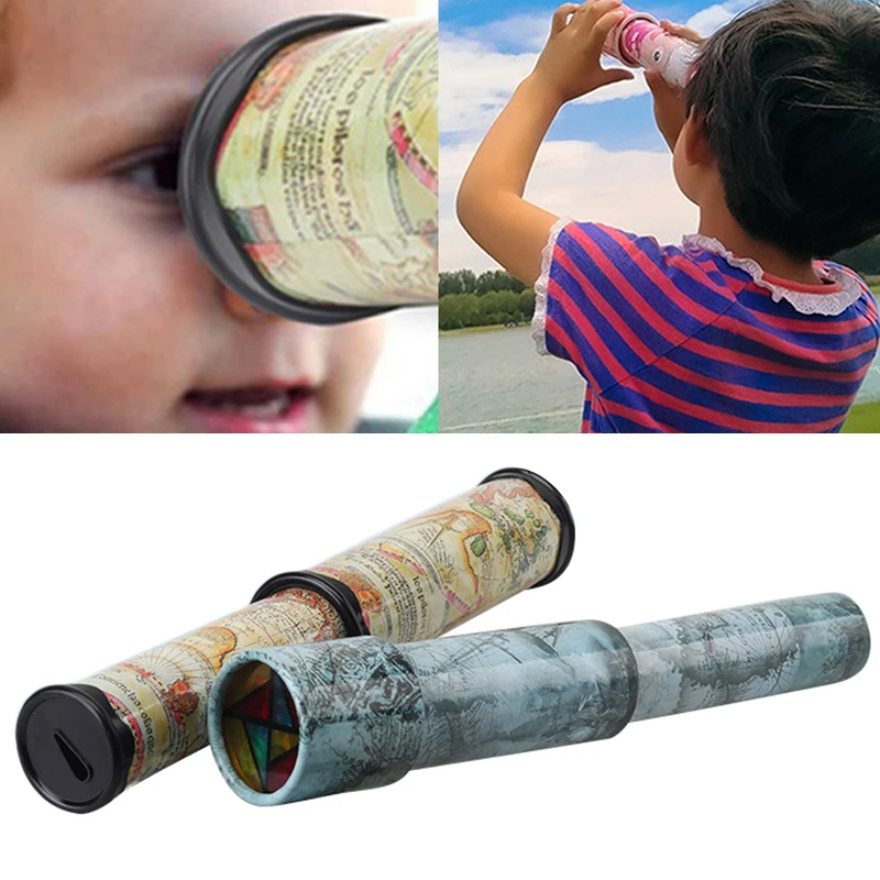 

21cm Rotation Cute Classic Colorful Kaleidoscope Kids Fancy early Childhood Toys For Baby Children Gift